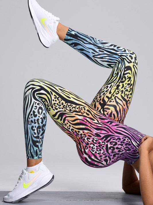 ZASUWA Female Leopard Print Seamless Leggings