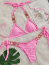 ZASUWA Female Sexy Crystal Bikini Set