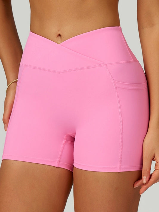 ZASUWA Female V shape-waist Pocket Shorts