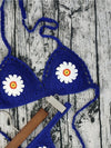 ZASUWA Female Flower Hand-knitted Bikini Set