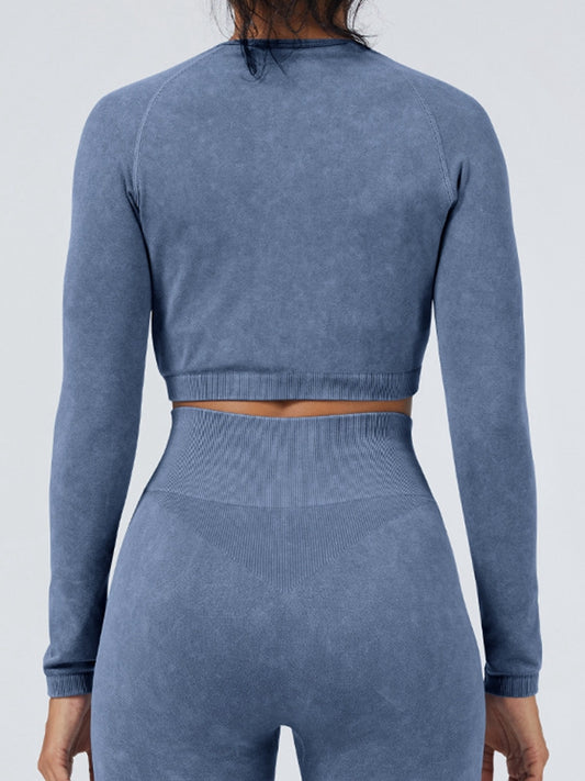 ZASUWA Female Tie Dye Zipper Jacket