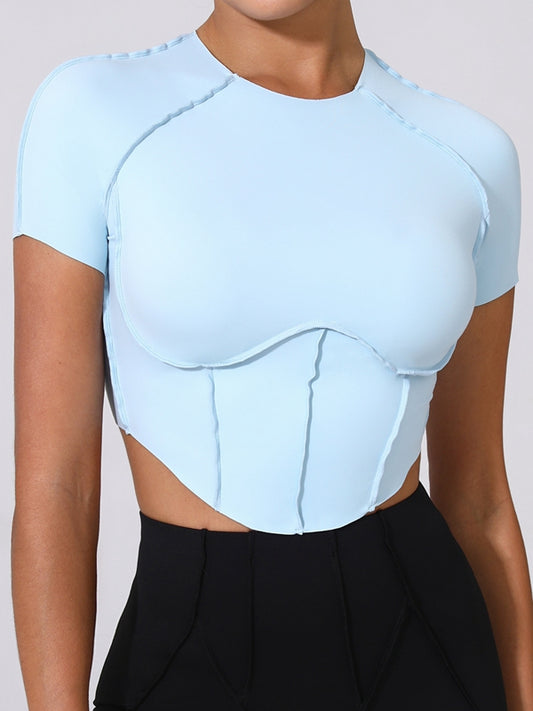 ZASUWA Female Super “Future Interstellar” Stitch Performance Short Sleeves