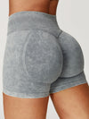 ZASUWA Female Denim Scrunch Bum High-rise Shorts