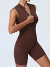 ZASUWA Female Zipper Sleevesless Romper