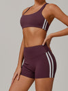 ZASUWA Female Contrast Color Stripes Sports Bras