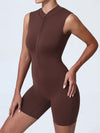 ZASUWA Female Zipper Sleevesless Romper