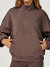 ZASUWA Female Zipper Pocket Casual Hoodie