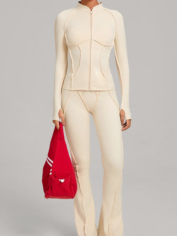Stitch Zipper Jacket