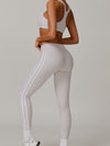 ZASUWA Female Contrast Color Stripes Sports Bras