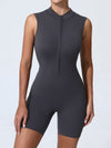 ZASUWA Female Zipper Sleevesless Romper