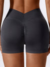 ZASUWA Female Sexy Deep V Back Scrunch Bum Shorts