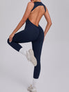 ZASUWA Female Backless Scrunch Bum Jumpsuit