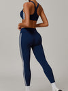ZASUWA Female Contrast Color Stripes Sports Bras