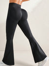 ZASUWA Female Ribbed Flare Leggings