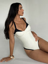 ZASUWA Female Contrast Color One Piece