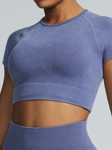 ZASUWA Female Tie Dye Short Sleeves