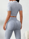 ZASUWA Female Denim Seamless Tracksuit