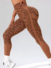 ZASUWA Female Seamless Leopard Print Hot Booty Leggings