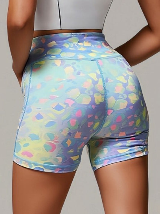 ZASUWA Female Colorful Pattern Pocket Booty Shorts