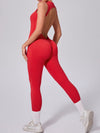 ZASUWA Female Backless Scrunch Bum Jumpsuit