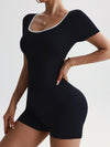 ZASUWA Female Scrunch Bum Backless Romper