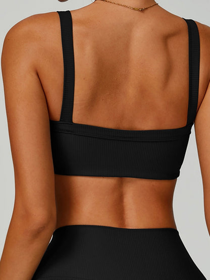 Ribbed Backless Tank