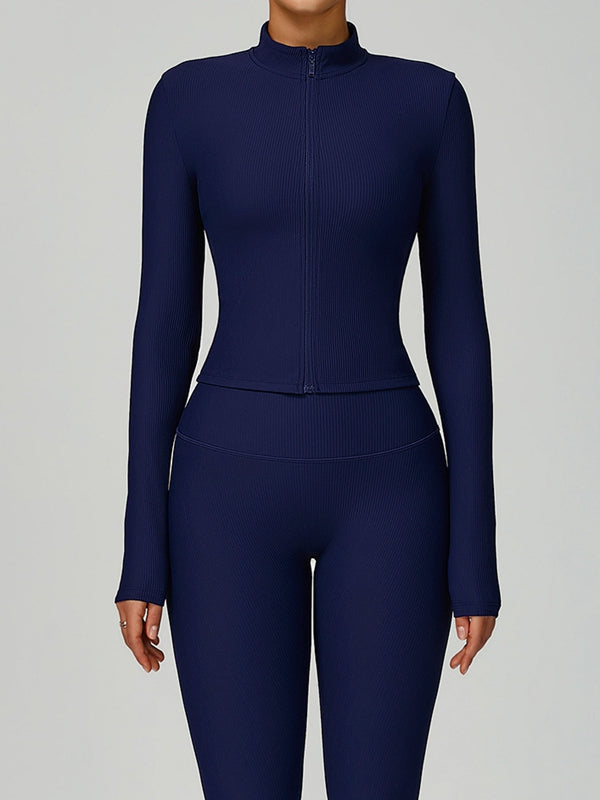 Ribbed 3-Pieces Short Traksuit