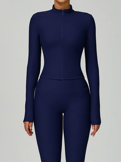 Ribbed 3-Pieces Short Traksuit