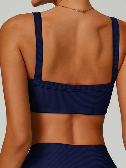 Ribbed Backless Tank
