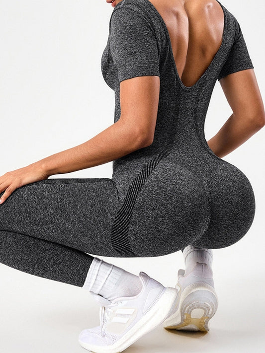 ZASUWA Female Hollow Out Booty Jumpsuit