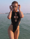 ZASUWA Female Sexy Hollow Out Beach One Piece