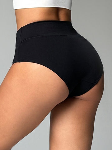 ZASUWA Female V Shape Waist Elastic Tight Hot Booty Shorts