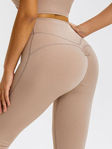 ZASUWA Female Scrunch Bum High-waisted Leggings