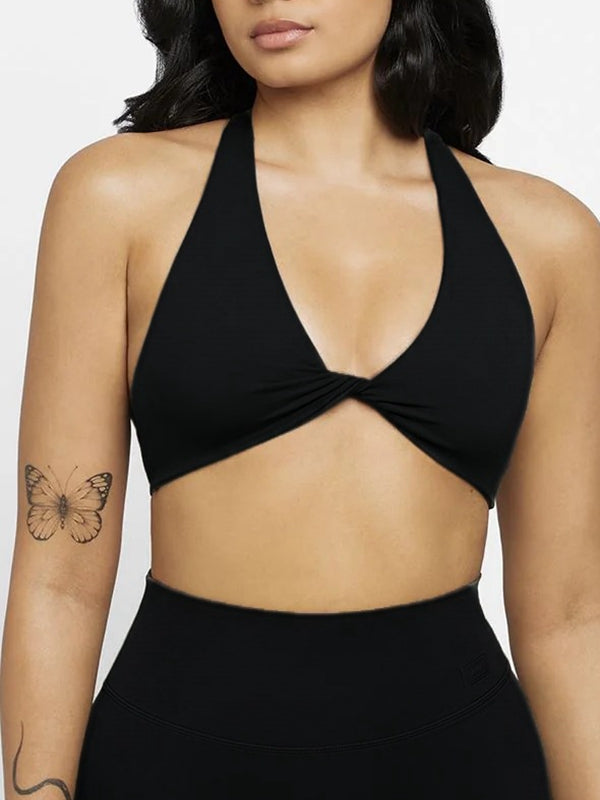 Super Twist Thumbhole Cropped Top