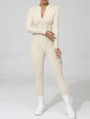 ZASUWA Female Sexy Backless Zipper Scrunch Bum Jumpsuit