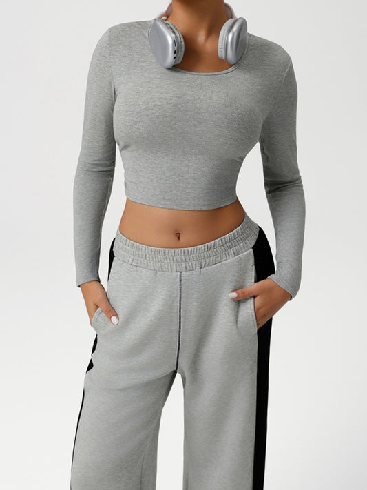 ZASUWA Female Contrast Color Stripes Pocket Tracksuit