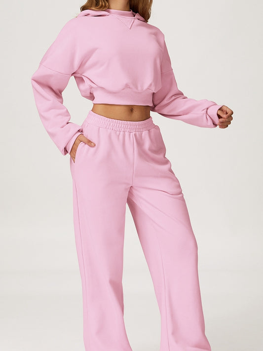 ZASUWA Female Pocket Casual  With Hat Tracksuit