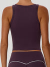ZASUWA Female Big Heart Shape Cross Back Sports Bras