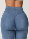 ZASUWA Female Denim Scrunch Bum High-rise Shorts