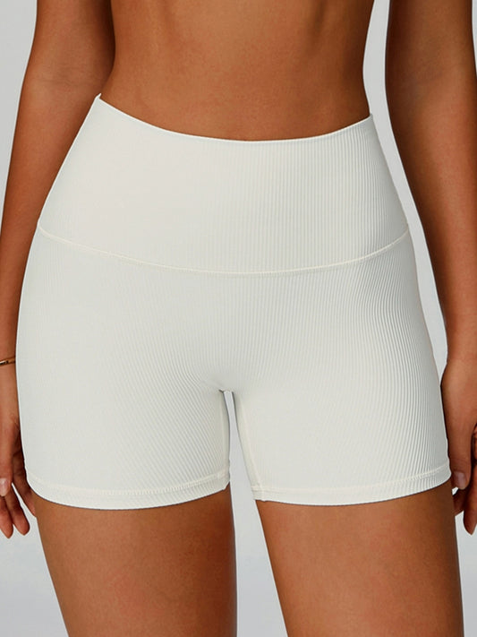 ZASUWA Female Ribbed High-rise Shorts