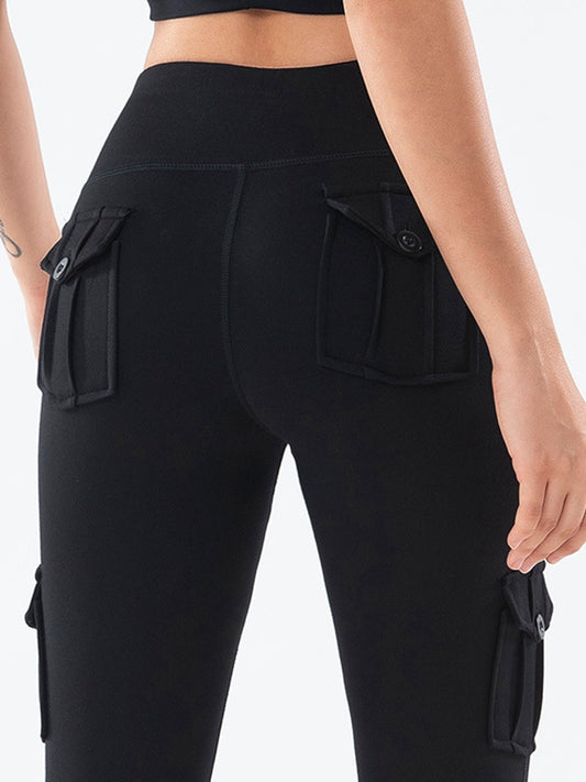 ZASUWA Female Fleece Cargo Leggings