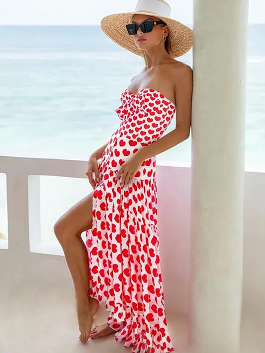 ZASUWA Female Print Mesh 2-Pieces Swimwear