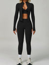 ZASUWA Female Deep V Back Seamless High-rise Short Tracksuit