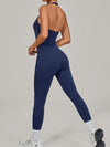 ZASUWA Female Backless Halter Jumpsuit