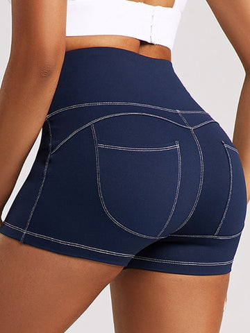 ZASUWA Female Sexy Denim Pocket Quick-dry Shorts