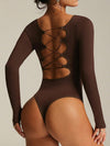 ZASUWA Female Cross Back Bodysuit