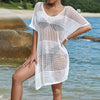 ZASUWA Female Sexy Fishnet Swimwear Without Bikini Set Cover-up Dress