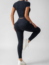 ZASUWA Female Ribbed Fitness Tracksuit