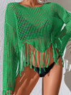 ZASUWA Female Sexy Fishnet Without Bikini Set Swimwear Cover-up