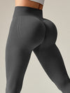 ZASUWA Female Scrunch Bum Ribbed Leggings